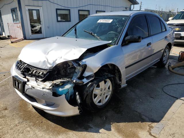 1HGES16365L020896 - 2005 HONDA CIVIC DX VP SILVER photo 1