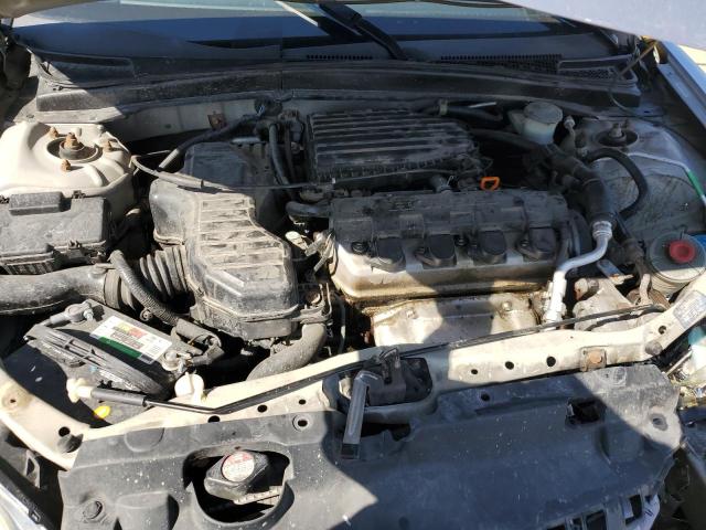 1HGES16365L020896 - 2005 HONDA CIVIC DX VP SILVER photo 11