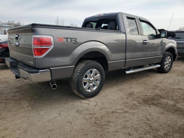 1FTFX1EF5EFB20499 - 2014 FORD F150 SUPER CAB GRAY photo 3