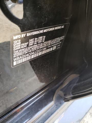 WBAGV4C04LCD31184 - 2020 BMW 840XI BLACK photo 12