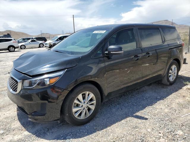 KNDMA5C15J6404233 - 2018 KIA SEDONA L BLACK photo 1