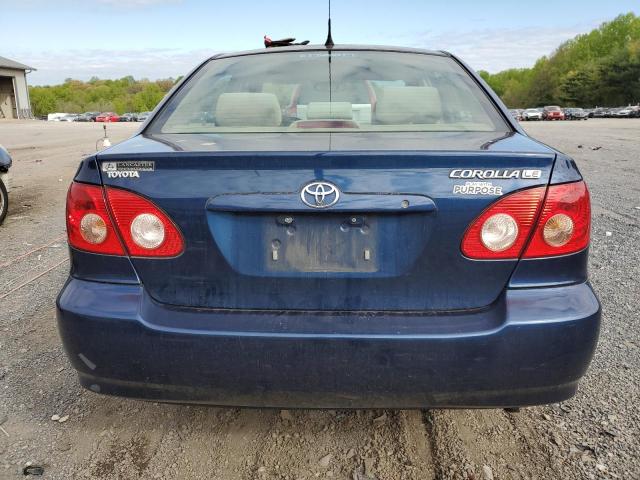 2T1BR32E28C924434 - 2008 TOYOTA COROLLA CE BLUE photo 6