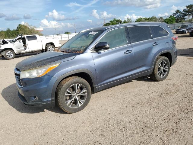5TDKKRFH8GS128188 - 2016 TOYOTA HIGHLANDER XLE 蓝色 照片 1