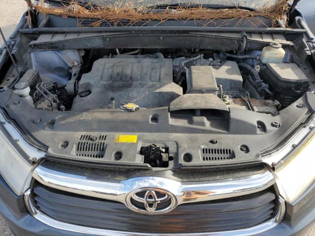 5TDKKRFH8GS128188 - 2016 TOYOTA HIGHLANDER XLE 蓝色 照片 12