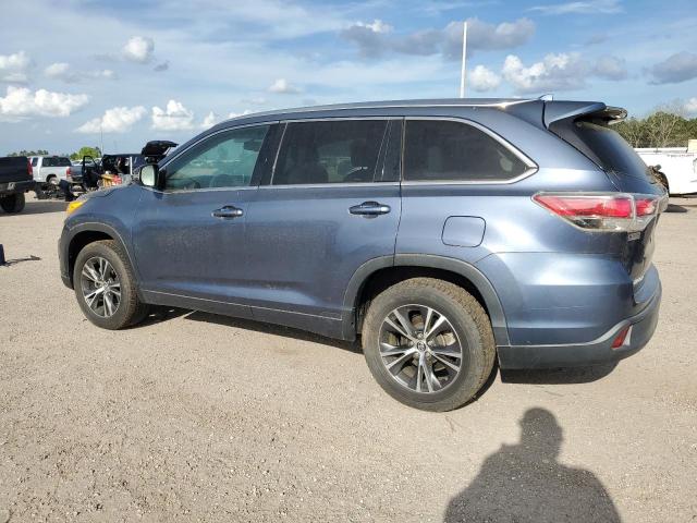 5TDKKRFH8GS128188 - 2016 TOYOTA HIGHLANDER XLE 蓝色 照片 2