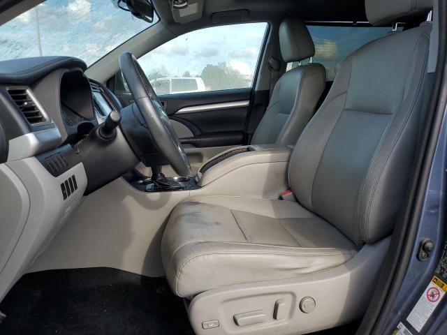 5TDKKRFH8GS128188 - 2016 TOYOTA HIGHLANDER XLE 蓝色 照片 7