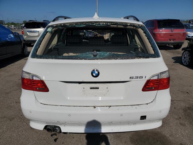 WBAPT73569CX02502 - 2009 BMW 535 XI WHITE photo 6