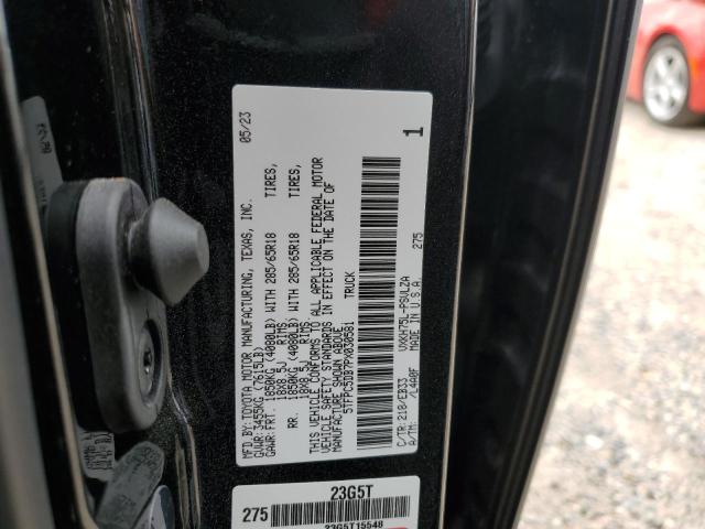 5TFPC5DB7PX030581 - 2023 TOYOTA TUNDRA CREWMAX LIMITED BLACK photo 12