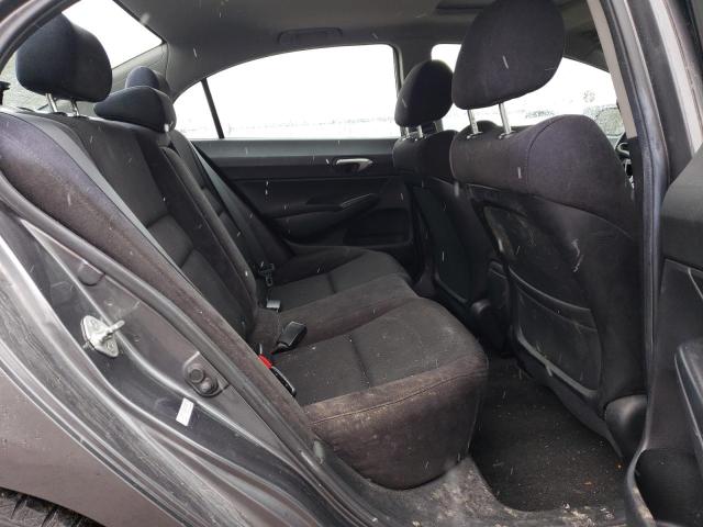 2HGFA1F60BH008947 - 2011 HONDA CIVIC LX-S GRAY photo 10