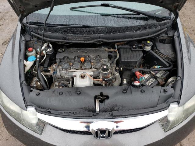 2HGFA1F60BH008947 - 2011 HONDA CIVIC LX-S GRAY photo 11