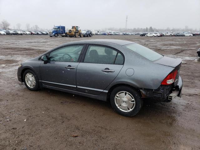 2HGFA1F60BH008947 - 2011 HONDA CIVIC LX-S GRAY photo 2