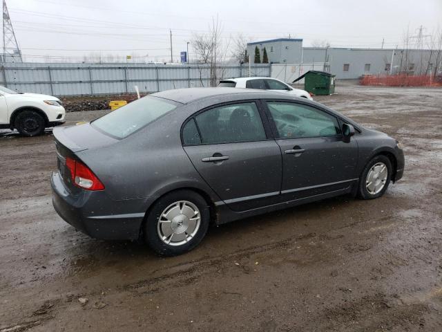 2HGFA1F60BH008947 - 2011 HONDA CIVIC LX-S GRAY photo 3