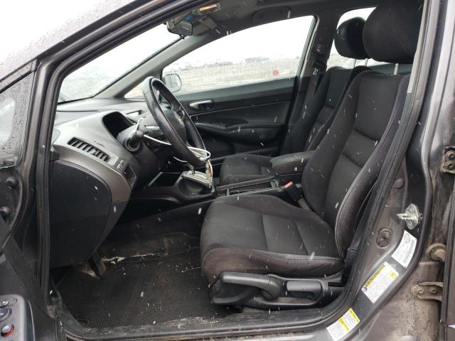 2HGFA1F60BH008947 - 2011 HONDA CIVIC LX-S GRAY photo 7