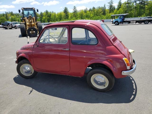 110F1408191 - 1967 FIAT 500 BURGUNDY photo 2