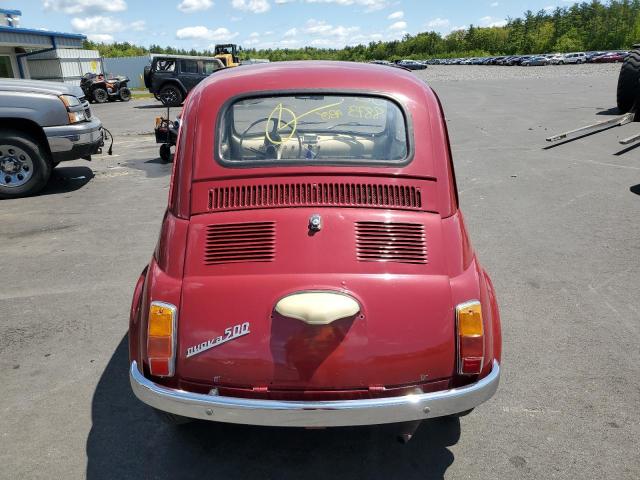 110F1408191 - 1967 FIAT 500 BURGUNDY photo 6