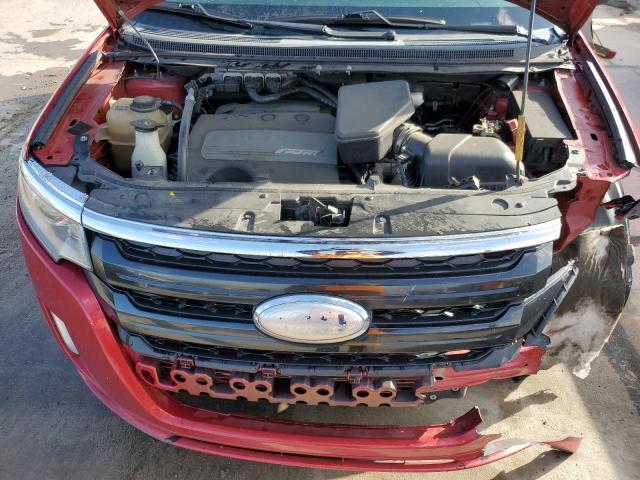 2FMDK4AK1CBA61259 - 2012 FORD EDGE SPORT BURGUNDY photo 12