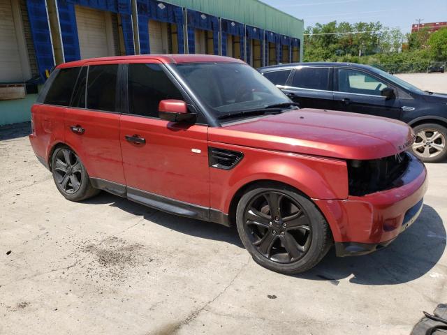 SALSH2E40AA255387 - 2010 LAND ROVER RANGE ROVE SC BURGUNDY photo 4