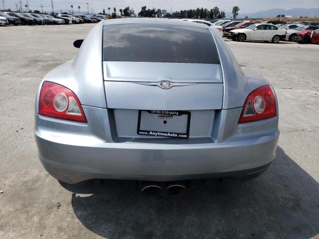 1C3AN69L94X001834 - 2004 CHRYSLER CROSSFIRE LIMITED GRAY photo 6