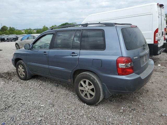 JTEGD21AX60142446 - 2006 TOYOTA HIGHLANDER BLUE photo 2