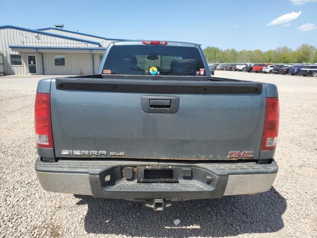 2GTEK19J281280960 - 2008 GMC SIERRA K1500 BLUE photo 6