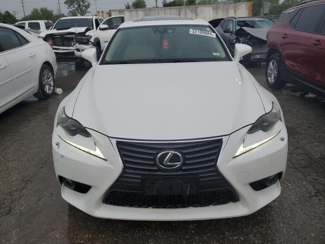 JTHCF1D24E5003554 - 2014 LEXUS IS 250 WHITE photo 5