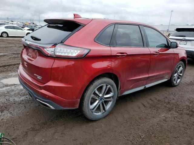 2FMPK4AP1HBC31393 - 2017 FORD EDGE SPORT MAROON photo 3