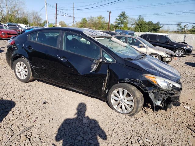 KNAFX4A66E5141758 - 2014 KIA FORTE LX BLACK photo 4