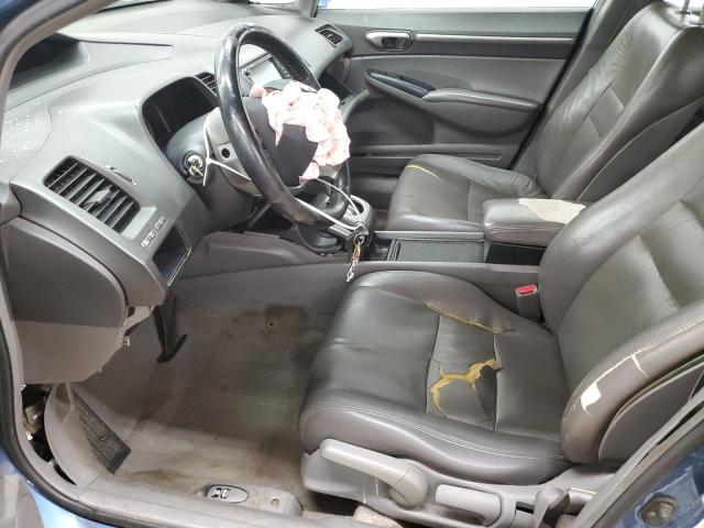 1HGFA16896L082328 - 2006 HONDA CIVIC EX BLUE photo 7