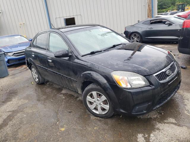 KNADH4A35B6913831 - 2011 KIA RIO BASE BLACK photo 4