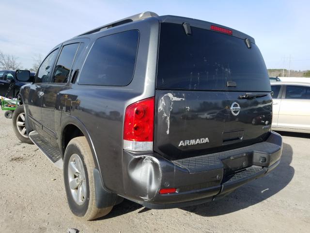 5N1BA0ND6BN606003 - 2011 NISSAN ARMADA SV GRAY photo 3