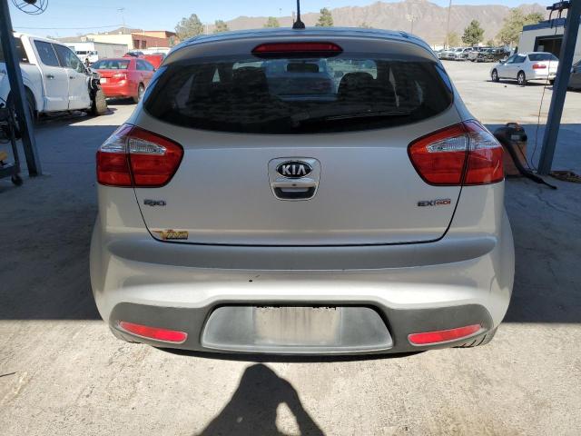 KNADN5A32D6227277 - 2013 KIA RIO EX SILVER photo 6