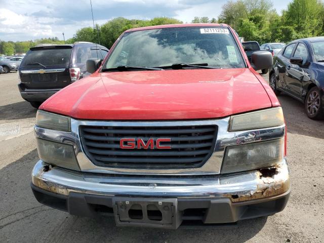 1GTDT136268235461 - 2006 GMC CANYON RED photo 5