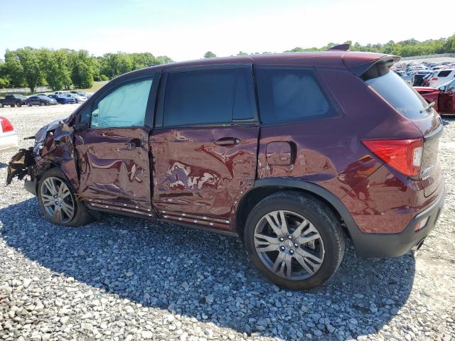 5FNYF7H58KB009947 - 2019 HONDA PASSPORT EXL MAROON photo 2
