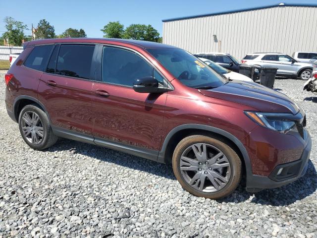 5FNYF7H58KB009947 - 2019 HONDA PASSPORT EXL MAROON photo 4