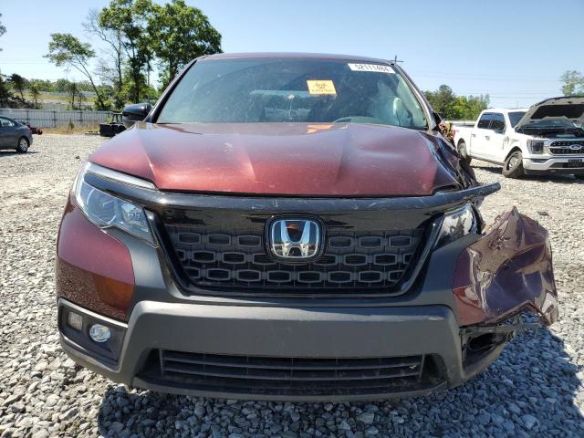 5FNYF7H58KB009947 - 2019 HONDA PASSPORT EXL MAROON photo 5