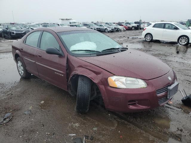 1B3AJ46U61N686960 - 2001 DODGE STRATUS SE MAROON photo 4