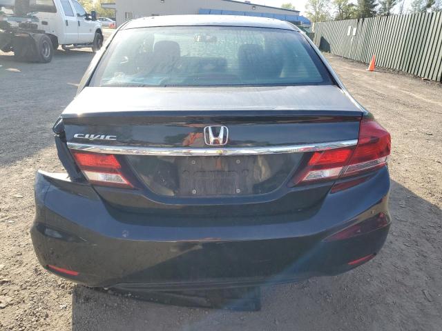 19XFB2F59EE231254 - 2014 HONDA CIVIC LX BLACK photo 6