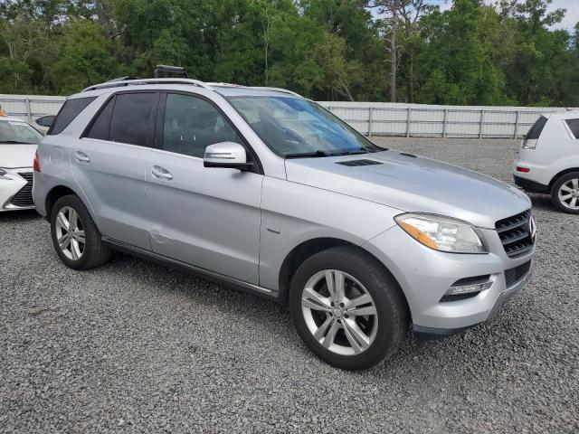 4JGDA5HB9CA063531 - 2012 MERCEDES-BENZ ML 350 4MATIC SILVER photo 4