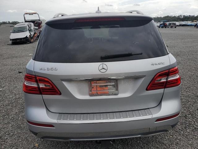 4JGDA5HB9CA063531 - 2012 MERCEDES-BENZ ML 350 4MATIC SILVER photo 6