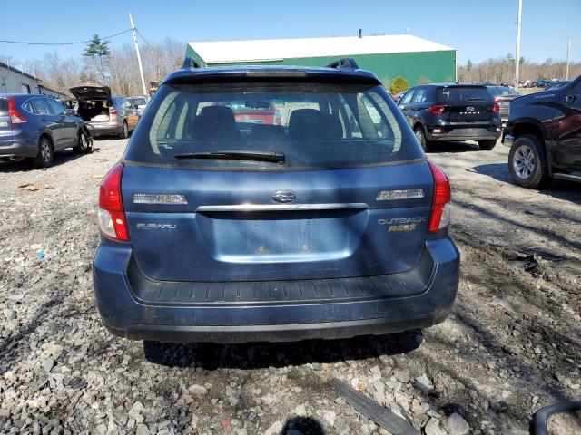 4S4BP61C587332658 - 2008 SUBARU OUTBACK 2.5I BLUE photo 6