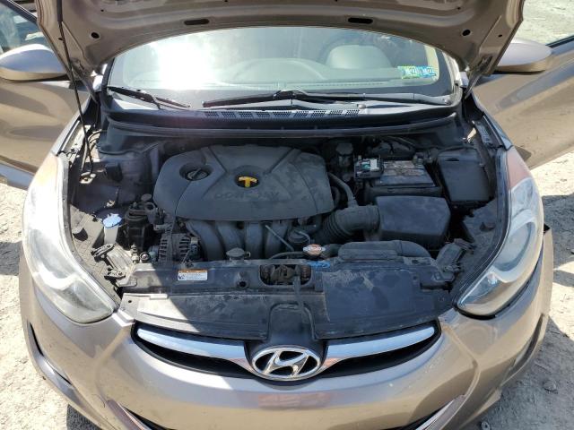 5NPDH4AE9CH098366 - 2012 HYUNDAI ELANTRA GLS TAN photo 11