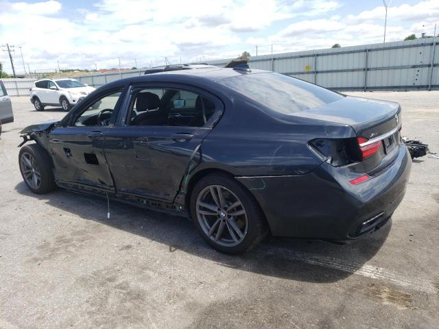 WBA7E4C54KGV28811 - 2019 BMW 740 XI შავი ფოტო 2
