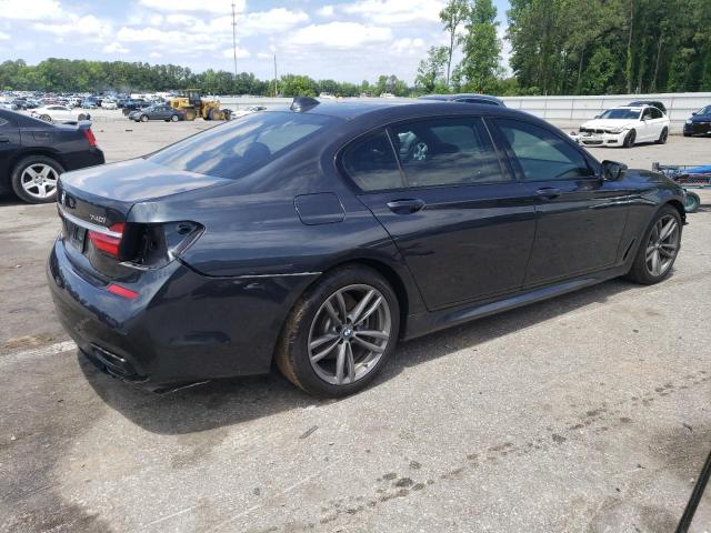WBA7E4C54KGV28811 - 2019 BMW 740 XI შავი ფოტო 3