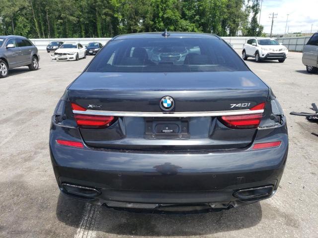 WBA7E4C54KGV28811 - 2019 BMW 740 XI შავი ფოტო 6