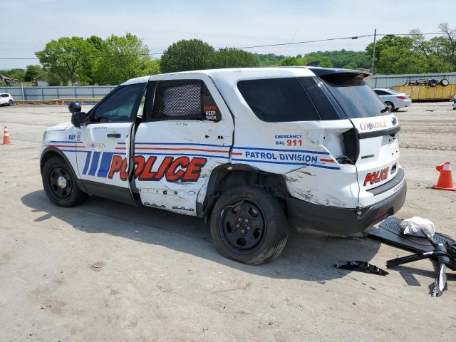 1FM5K8AR9KGA62952 - 2019 FORD EXPLORER POLICE INTERCEPTOR 白色 照片 2