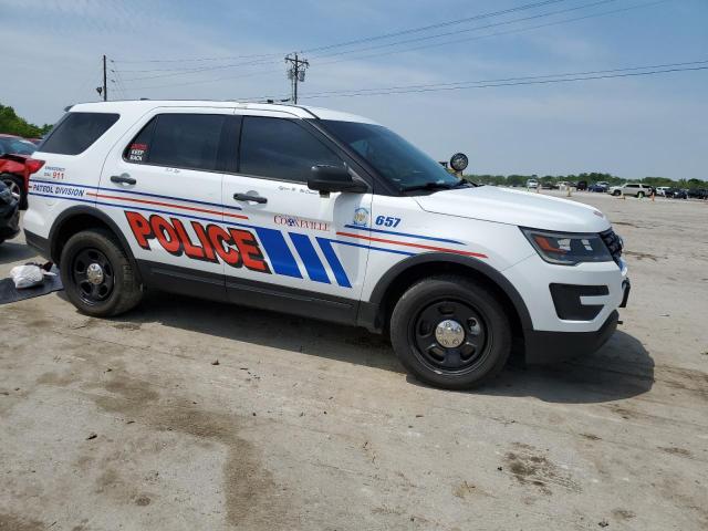 1FM5K8AR9KGA62952 - 2019 FORD EXPLORER POLICE INTERCEPTOR 白色 照片 4