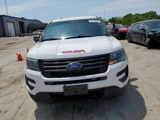 1FM5K8AR9KGA62952 - 2019 FORD EXPLORER POLICE INTERCEPTOR 白色 照片 5