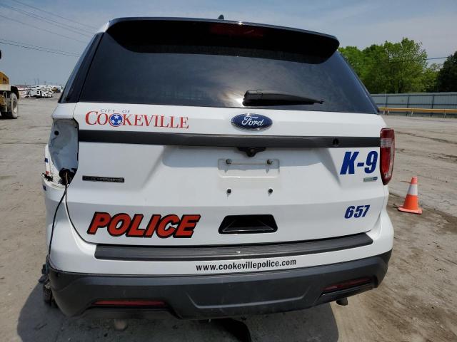 1FM5K8AR9KGA62952 - 2019 FORD EXPLORER POLICE INTERCEPTOR 白色 照片 6