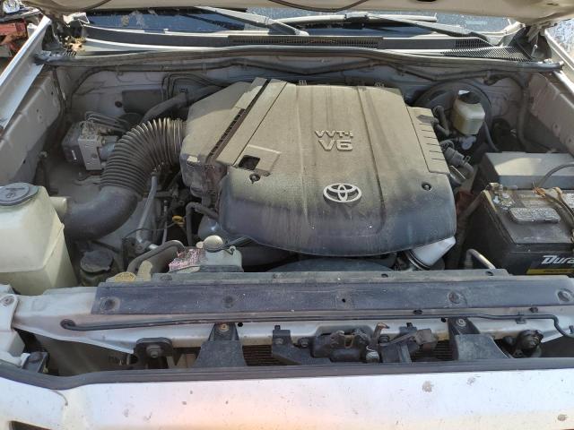 5TEJU62N67Z466384 - 2007 TOYOTA TACOMA DOUBLE CAB PRERUNNER SILVER photo 11