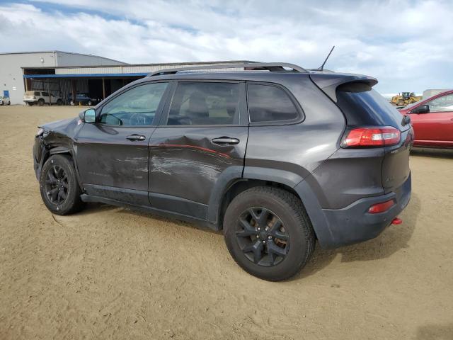 1C4PJMBS1EW267783 - 2014 JEEP CHEROKEE TRAILHAWK CHARCOAL photo 2